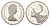 Канада 25 центов 1985 Елизавета II (1952-2022), олень KM 74 никель PROOF 633-1341