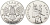 Россия 3 рубля 1993 Русский балет KM 323 серебро  UNC 1077-10-13