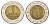 Египет 1 фунт 2007 сфинкс KM 940a биметалл 4673-816