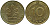 ФРГ 10 ПФЕННИГОВ 1978 F KM 108, J.383 сталь плакированная латунью 98-522