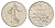 Франция 1 франк 1961 KM 925 никель 186-241