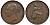 Великобритания 1 фартинг 1841 Виктория (1837-1901) KM 725, Spink 3950 медь UNC 1524-341