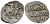 ВЕЛИКОЕ КНЯЖЕСТВО МОСКОВСКОЕ ДЕНГА 1535 - 1547 ИВАН IV ВАСИЛЬЕВИЧ, МОСКОВСКИЙ МОНЕТНЫЙ ДВОР, 0,36 ГР ГиК №48 серебро 262-1151