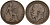 Великобритания 1 пенни 1917 Георг V  КМ 810, Spink 4051 бронза    4157-912