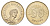 Македония 50 денаров 2008 год-тип KM 32 медь цинк никель UNC 4686-1235