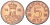 ДАНИЯ 5 ЭРЕ 1978 S; B, МАРГРЕТЕ II (1972-) KM 859.1 железо плакированное медью 3309-126