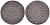 Ливония 1 солид (шелаг, шиллинг) 1652 КОРОЛЕВА КРИСТИНА (1632-1654), ШВЕДСКАЯ ОККУПАЦИЯ, ВЕС 0,45 ГР. KM 2 серебро 1517-1031