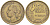 Франция 50 франков 1951 петух KM 918.1, Le Franc 425.5 алюминиевая бронза 4402-557