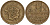 Франция 10 франков 1979 тип Матье KM 940, Le Franc 365.13-14 никель латунь 4159-716