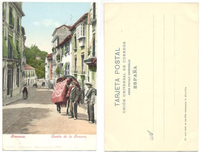 ИСПАНИЯ ГРАНАДА CUESTA LA GOMERA до 1917 153-18-22