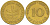 ФРГ 10 ПФЕННИГОВ 1950 F KM 108, J.383 сталь плакированная латунью 3996-613
