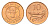 Исландия 10 эйре 1981 кальмар KM 25 бронза UNC 4647-1212