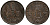 Швеция 1/2 эре 1858 Оскар I (1844-1859) KM 686 медь 201-1123