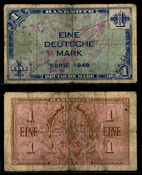 ФРГ 1 марка 1948 Pick 2 a бумага 8615-40-2-2