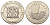 Остров Уайт 3 экю - 2 фунта 1996 Коуз X 13 медно-никель BU 413-3744