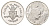 Ватикан 500 лир 1975 MCMLXXV, Священный год, Павел Vi, год-тип KM 131 серебро UNC 1531-313