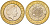 Великобритания 2 фунта 1998 Елизавета II (1952-2022) KM 994, Spink 4570 (K9) (K9) биметалл 4565-315