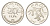 Хорватия 20 лип 1995 50 лет ФАО KM 18 сталь плакированная никелем UNC 4659-651