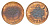 Бахрейн 5 филсов 1965 KM 2 бронза 4625-727