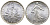 Франция 1 франк 1918 сеятель KM 844.1, Le Franc 217.24 серебро UNC 259-733