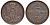 Брауншвейг-Каленберг-Ганновер 2 пфеннига 1853 B, Георг V (1851-1866) KM 217,aKS 152, J. 84 медь 4142-157