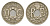 Франция 10 сантимов 1922 KM 866a медно-никель 4174-422