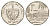 Куба 1 песо 1998 хижины Гуама KM 579 сталь плакированная никелем 4646-446