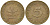 ФРГ 5 пфеннигов 1950 D KM 107, J. 382 сталь плакированная латунью 55-1242