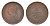 Британская Индия 1/12 анны 1893 Виктория (1837-1901) KM 483 медь 75-1124