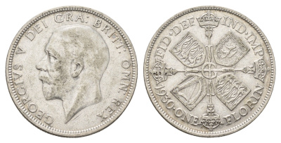 Великобритания 1 флорин = 2 шиллинга 1930 Георг V (1910-1936) KM 834, Spink 4038 серебро 270-1445