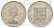 Джерси 10 новых пенсов 1975 герб, Елизавета II (1952-2022) KM 33 медно-никель UNC 4660-232