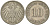 Германия 10 пфеннигов 1900 J KM 12, J. 13, Weege 8  медно-никель 212-731