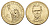 США 1 доллар 2010 Президент США - Авраам Линкольн (1861-1865) KM 478 медь с марганцево-латунным покрытием UNC 98-214