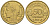 ФРАНЦИЯ 50 САНТИМОВ 1941 ТИП MORLON KM 894.1, LE FRANC 192.18 алюминиевая бронза 44-615