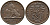 БЕЛЬГИЯ 2 САНТИМА 1836 BELGES KM 4.2 медь 95-637