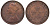 Гонконг 1 цент 1877 Виктория (1837-1901) KM 4.1 бронза 189-426