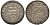 Бранденбург-Пруссия 1/24 талера 1622 Георг Вильгельм (1619-1640). вес 1,11 гр. KM 106 серебро 1516-142