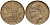 БЕЛЬГИЯ 50 САНТИМОВ 1953 BELGIQUE KM 144 бронза 4392-761
