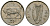 Ирландия 5 пенсов 1996 бык KM 28 медно-никель 4136-924