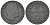 Дания 4 скиллинга 1854 FF, Фредерик VII (1848-1863) KM 758 билон 4615-834
