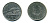 Румыния 1 лей 1966 трактор KM 95 сталь плакированная никелем 4364-1234