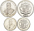 Андорра 25 и 50 динеров 1963 кардинал Хуан Батиста Бенльок-и-Виво, тираж 1350 и 3350 экз. KM X 7, X 8 серебро PROOF 1095-1-43