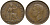 Великобритания 1 пенни 1940 Георг VI (1936-1952) КМ 845, Spink 4114 бронза 115-413