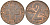 Швейцария 2 раппена 1957 В KM 47 бронза 4591-1154