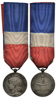 Франция медаль ND железные дороги, транспорт, малая 3831-612