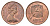 Фиджи 2 цента 1978 KM 28 бронза UNC 4697-668