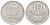 ПОЛЬША 10 ГРОШЕЙ 1973 MW KM АА47 алюминий VF-XF 4528-369
