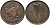 Ирландия 1 пенни 1933 курица с цыплятами KM 3 бронза 650-1642