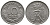 ДАНИЯ 10 ЭРЕ 1972 S; S, ФРЕДЕРИК IX (1947-1972) KM 849.2 медно-никель 26-932