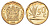 ЮАР 50 центов 1993 Зантедеския Эллиота (калла), герб KM 137 сталь плакированная бронзой PROOF 4693-223